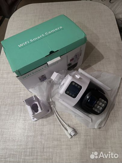 Камера Wi-fi 4мп, две камеры, поворотная, новая