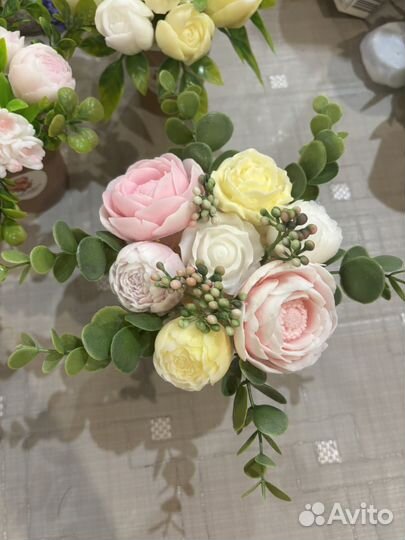 Букет из мыла ручной работы,подарок на 8 марта