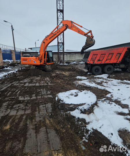 Услуги гусеничного экскаватора, гидромолота,крашер