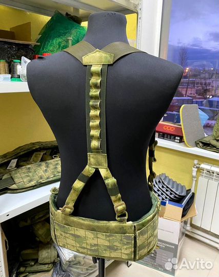 Боевой пояс с баллистической защитой и лямками Бр1