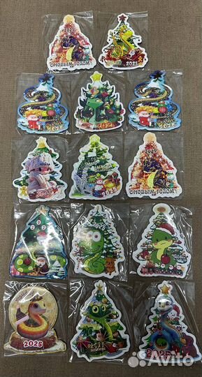 Магнитики новогодние 2025