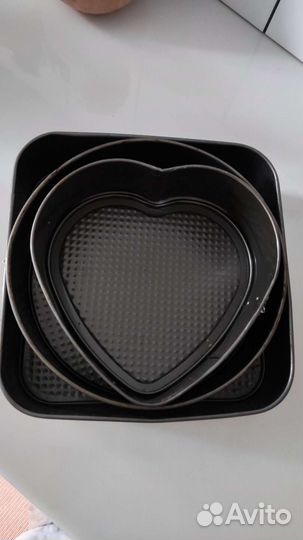 Формы для тортов, набор из трех штук