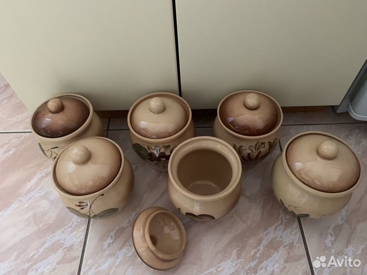 Горшок Горшочки для запекания Керамические