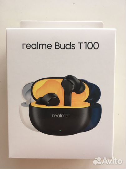 Realme buds t100 наушники беспроводные новые