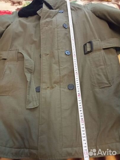 Тулуп из овчины армейский