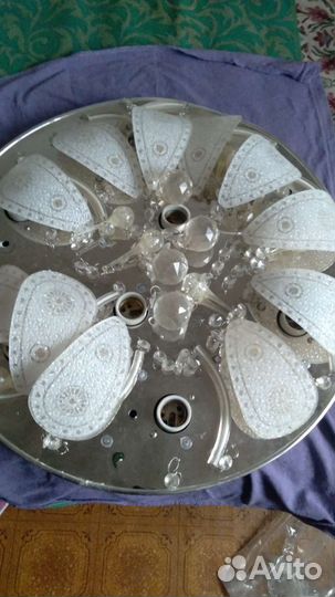 Люстра СССР под хрусталь