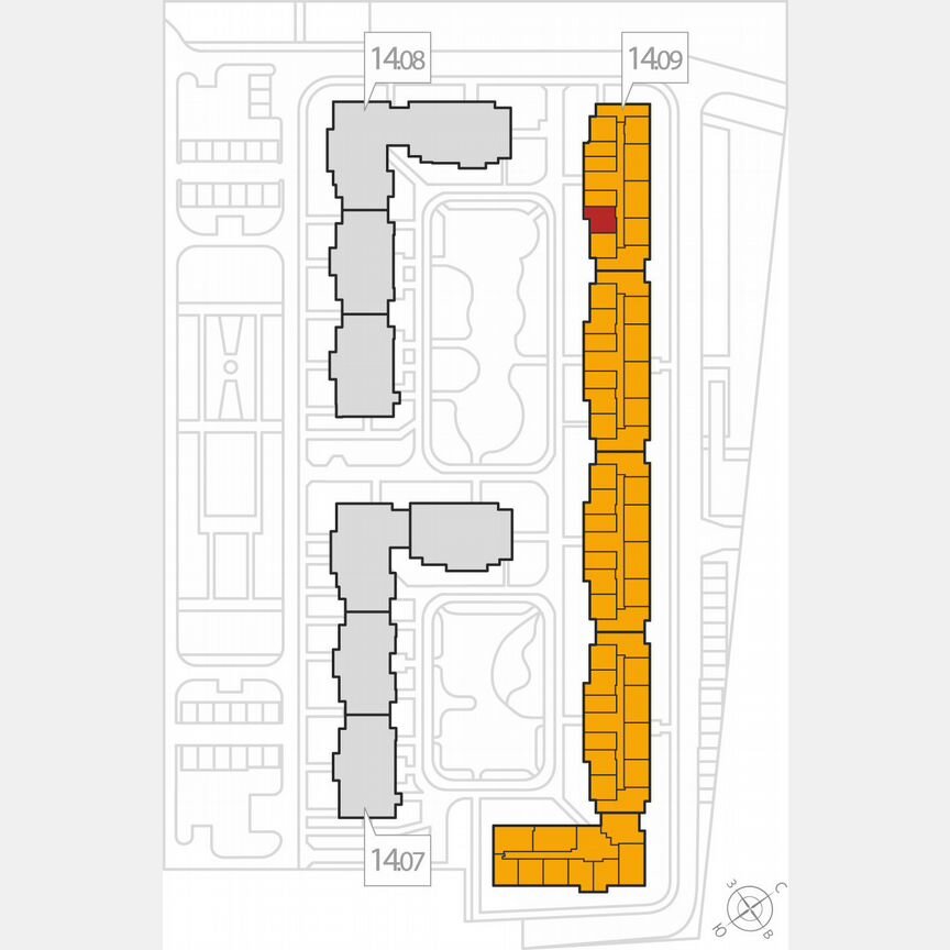 1-к. квартира, 42,3 м², 8/8 эт.