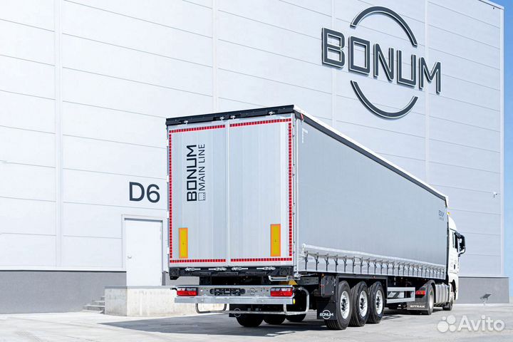Полуприцеп шторный Bonum 914296-04, 2024