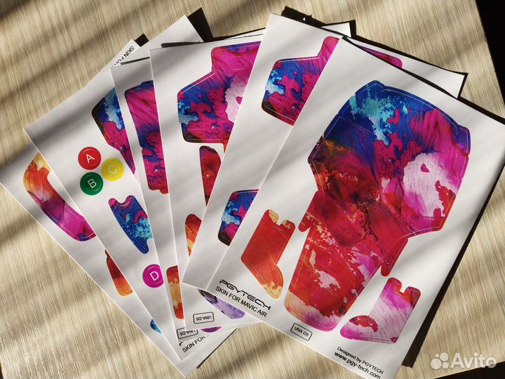 Наклейки на коптер DJI mavic air 1