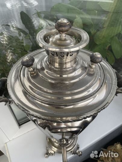 Самовар рюмка на дровах 7 литров