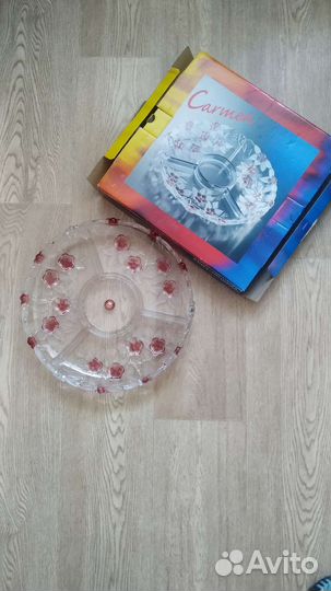 Хрустальная менажница