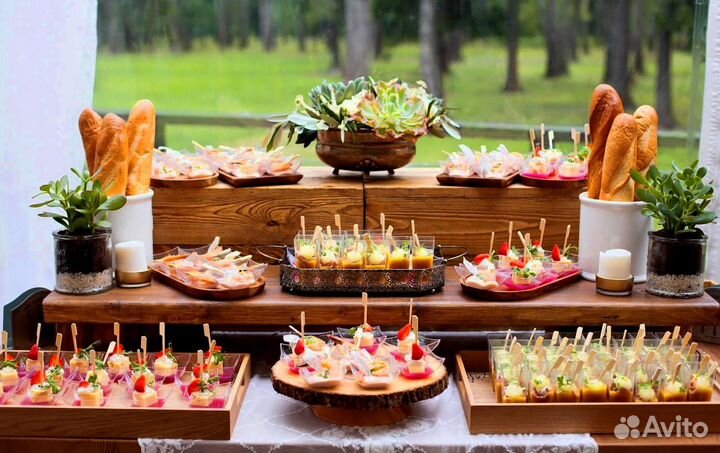 Фуршет с обслуживанием на Свадьбу