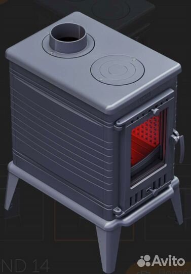 Чугунная отопительная печь Grand 14
