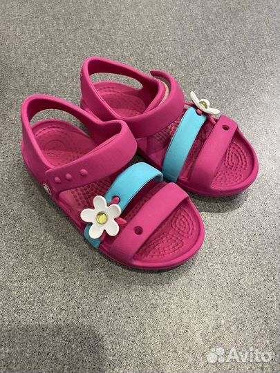 Сандалии crocs c9 для девочки