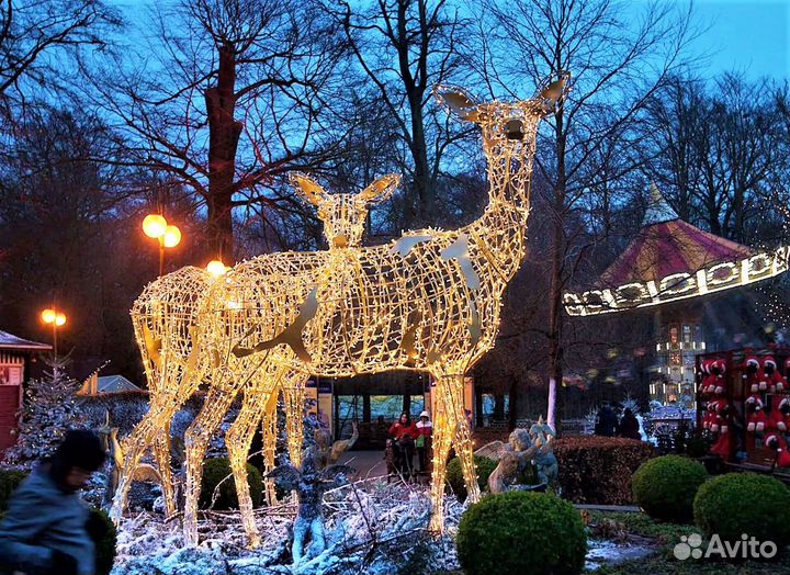 Уличная новогодняя фигура Олень