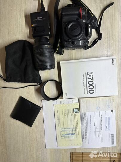 Зеркальный фотоаппарат nikon d7000 AF-S 18-105