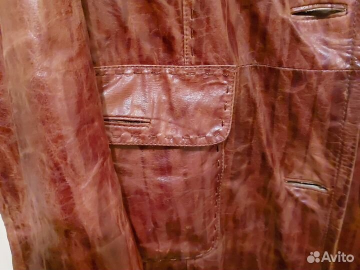 Женская кожаная дубленка