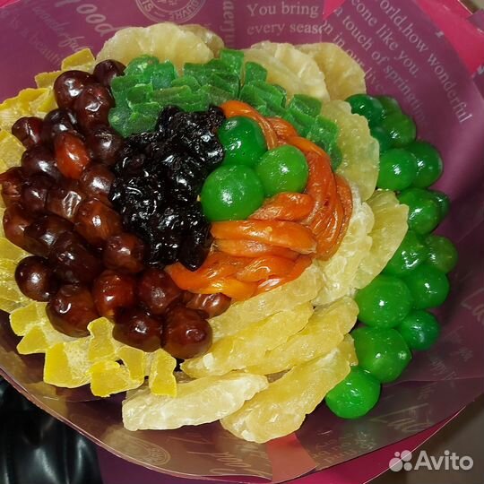 Букет из сухофруктов, фруктовая корзина