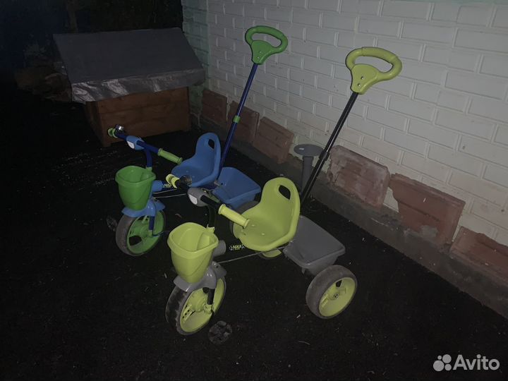 Продам детские велосипеды с ручкой