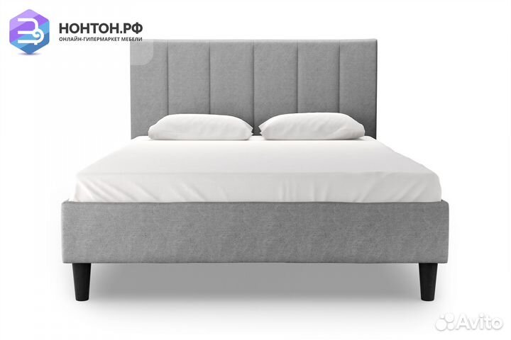 Кровать Дара серая