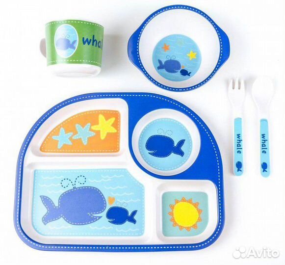 Бамбуковая посуда детская