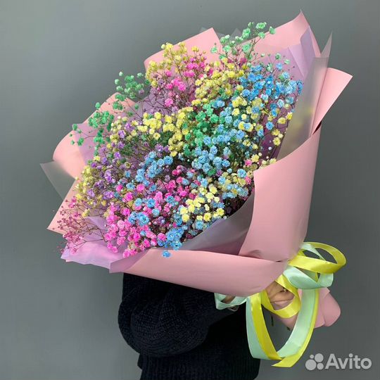 Воздушная радужная гипсофила