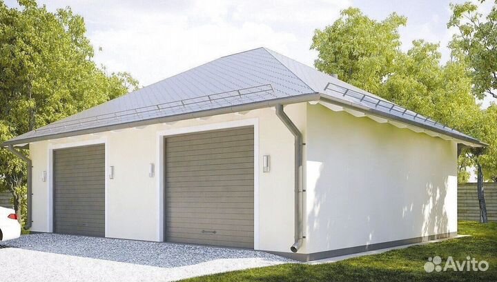 Капитальный гараж под ключ с утеплением