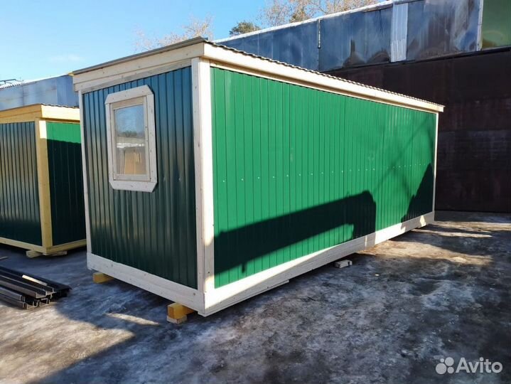 Бытовка вагончик с надежной крышей, всегда в наличии