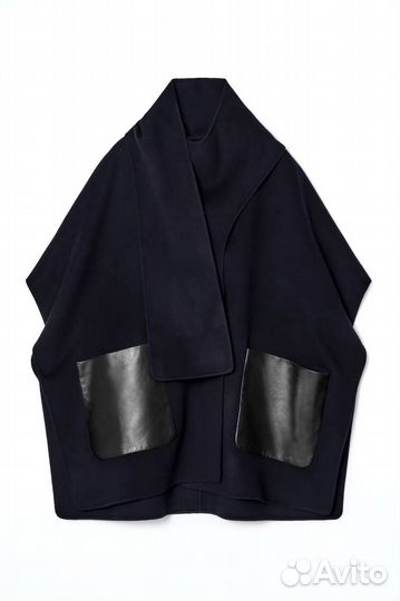 Пончо накидка из шерсти cos