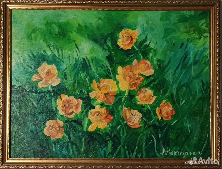 Картина маслом на холсте натюрморт