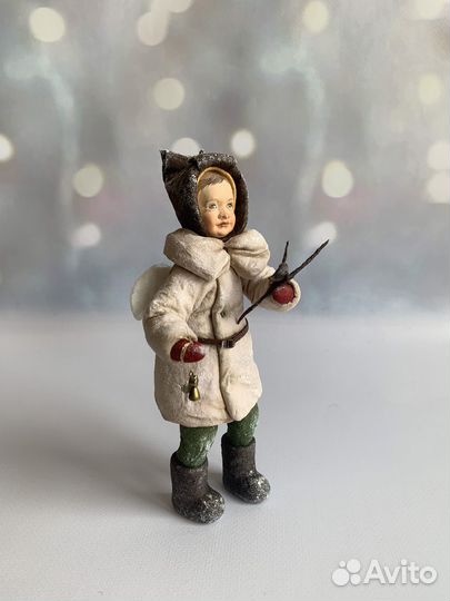 Ватные елочные игрушки