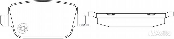 Колодки тормозные дисковые задние BP51461 SB Na