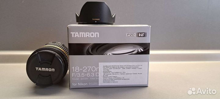 Обьектив Tamron (for Nikon)