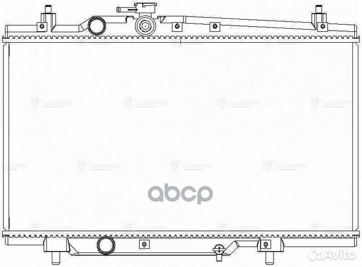 LRC 3003 радиатор системы охлаждения Geely Оta