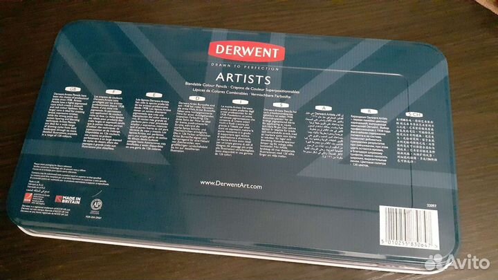 Набор карандашей Derwent Artists 72 шт