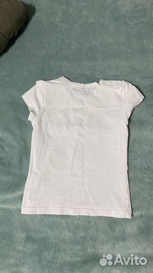 Белая футболка детская