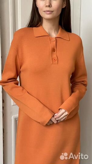 Платье с воротником поло 12storeez