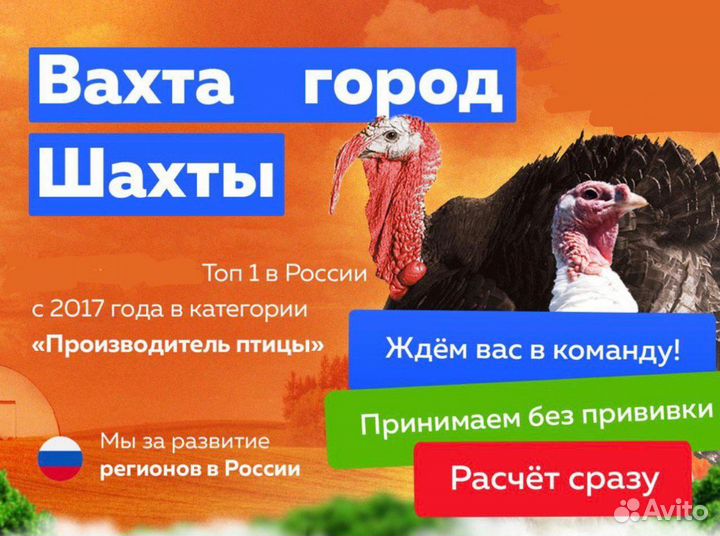 Упаковщики на птицефабрике вахтой.Купим билет