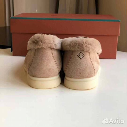 Лоферы с мехом loro piana 35 - 42