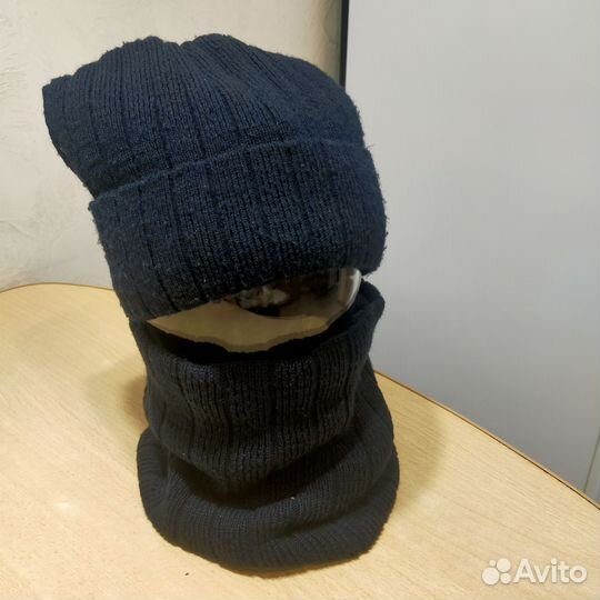 Шапка и снуд мужской