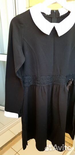 Школьное платье чёрное для девочки 116