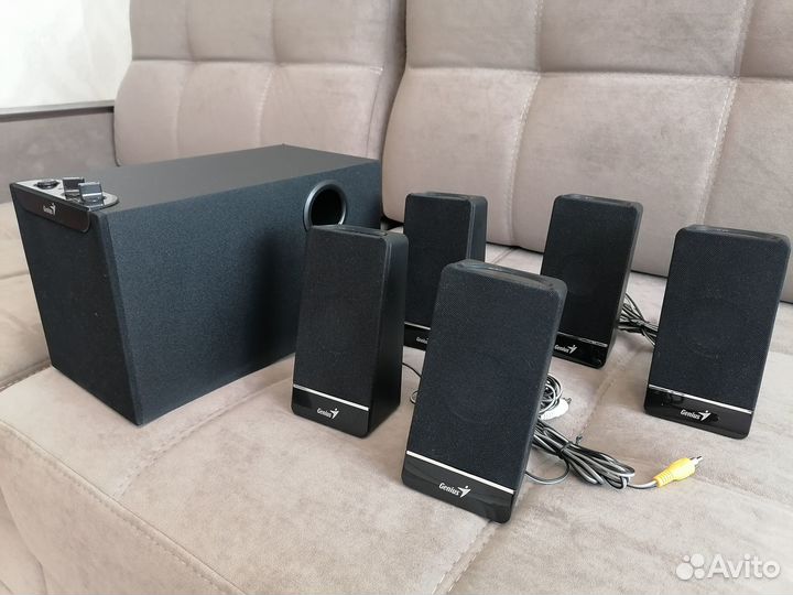 Компьютерные колонки Genius SW-N 5.1 1000 черный
