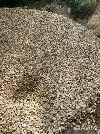 Щебень, песок