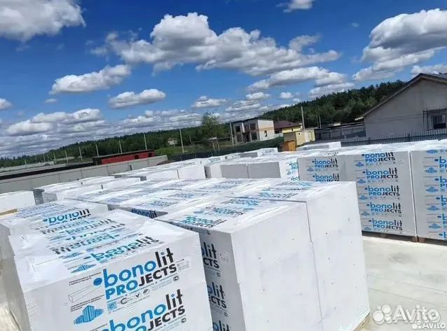 Газоблок Бонолит Bonolit Стеновые блоки П-блоки