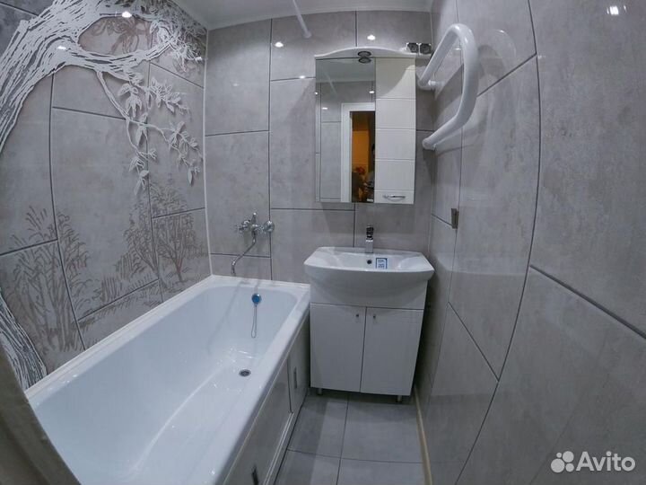 Ремонт ванной комнаты панелями пвх 3D