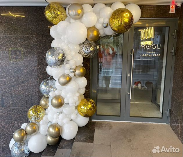 Арки и гирлянды из шаров,Шарики на открытие
