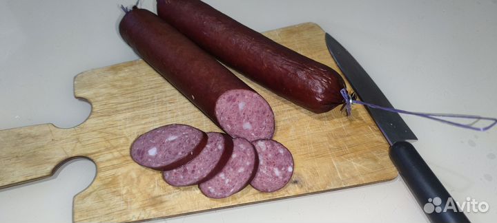 Колбаса из мяса лося