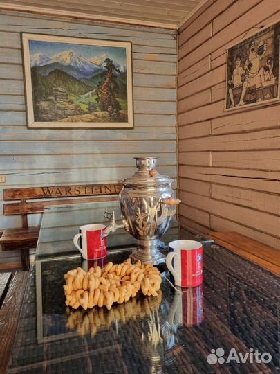 Аренда бани на берегу озера с мангалом