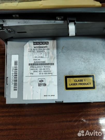 Штатная магнитола Хонда civic