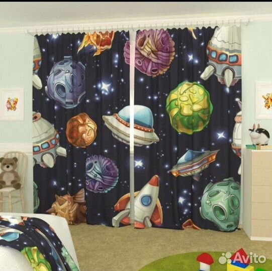 Комплект штор новый